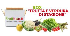 Ordina il box &quot;Frutta e Verdura di Stagione&quot;, la tua scorta settimanale di frutta e verdura fresca, per un'alimentazione sana e ricette genuine! Il...