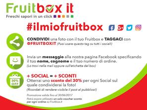 Partecipa alla campagna #ILMIOFRUITBOX e ricevi uno sconto del 30%! Ti basta condividere la foto del tuo #fruitbox e taggarci con @Fruitboxit ﻿
Al...